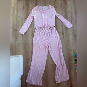 Auden Light Pink Women's Pajama Set Size Medium